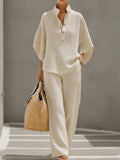ELENA | Women’s Waffle Two-Piece Set