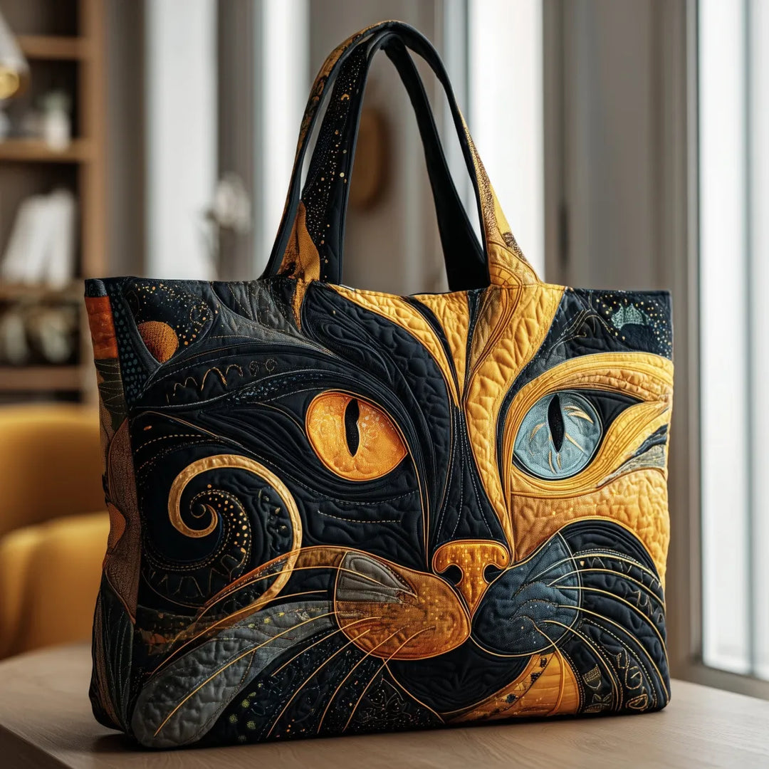 Mystical Cat Handcrafted Bag