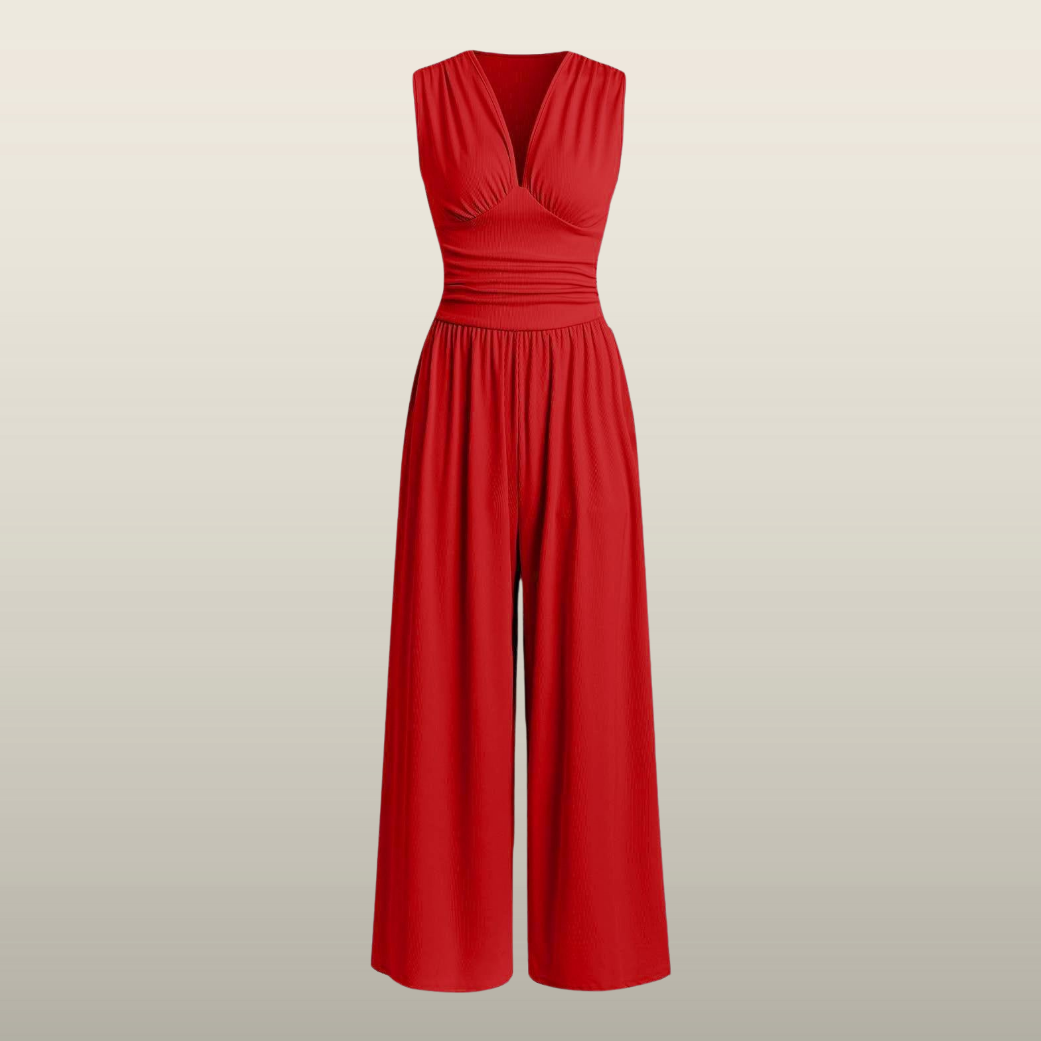 CHARITY™ – Chic Sleeveless Wide-Leg Jumpsuit