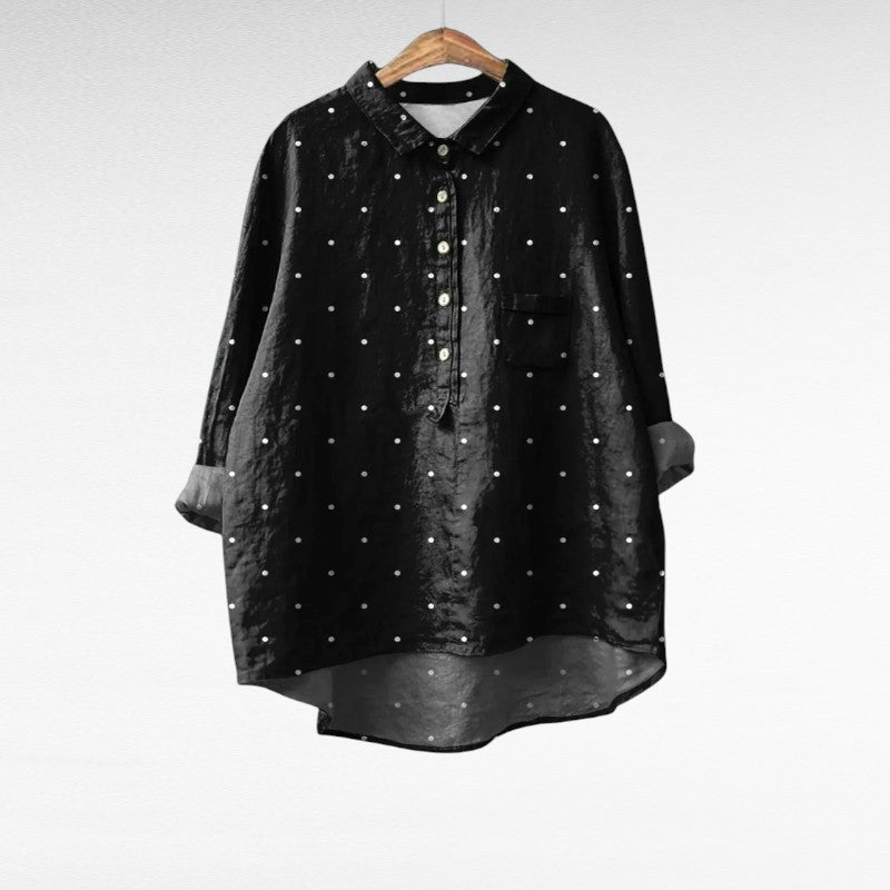 ALICE | Elegant Summer Linen Blouse