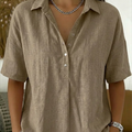 PABASARA™ | Blouse with Collar and Button
