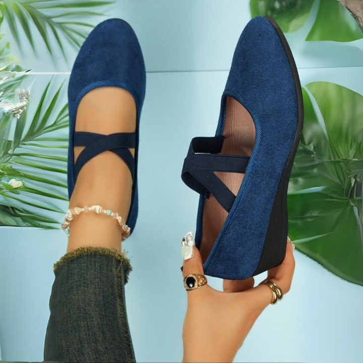 CALERINNE™ | Closed Wedge Ballerina Shoes