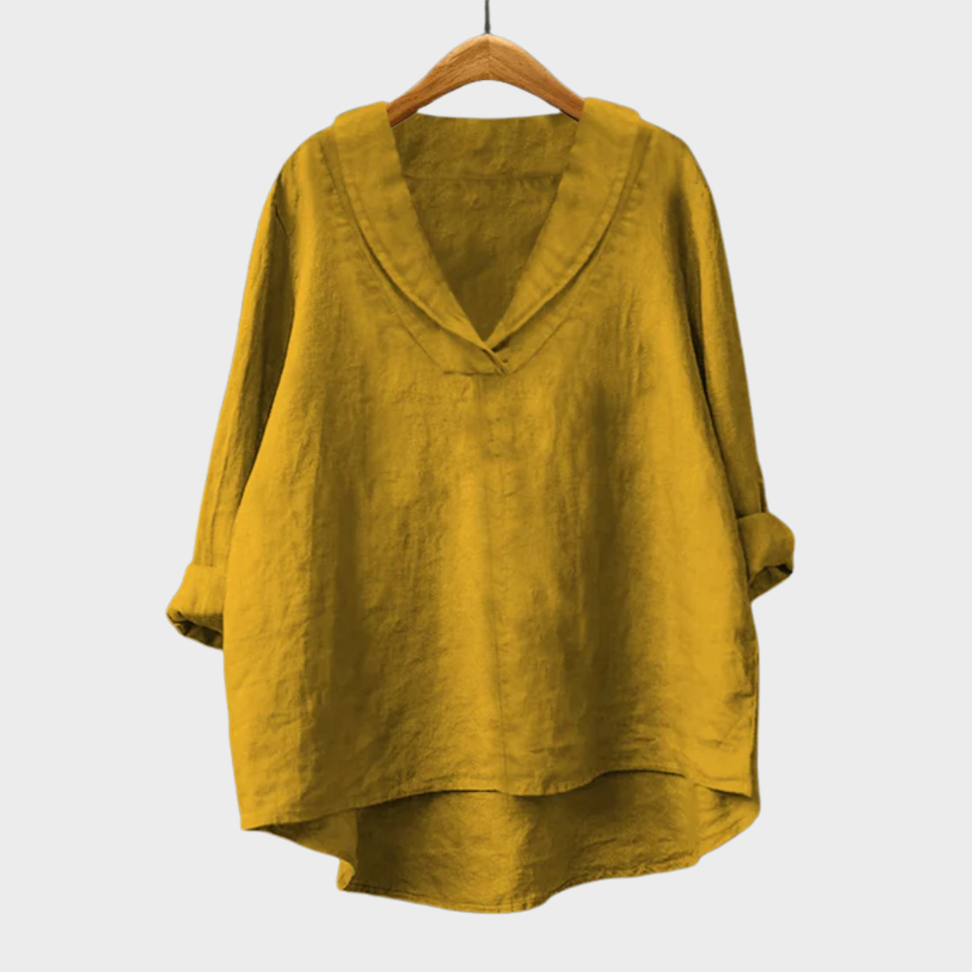SAMIRA | Elegante Camisa de Verano en Lino