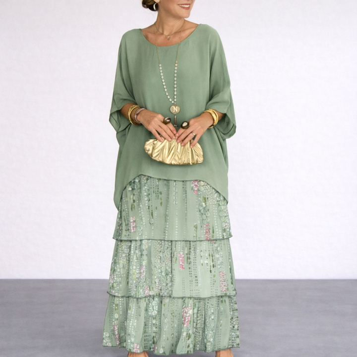 LARA™ | Elegant Flowing Maxi Dress