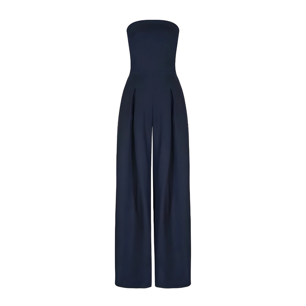 Seravielle | Elegant Wide-leg Jumpsuit