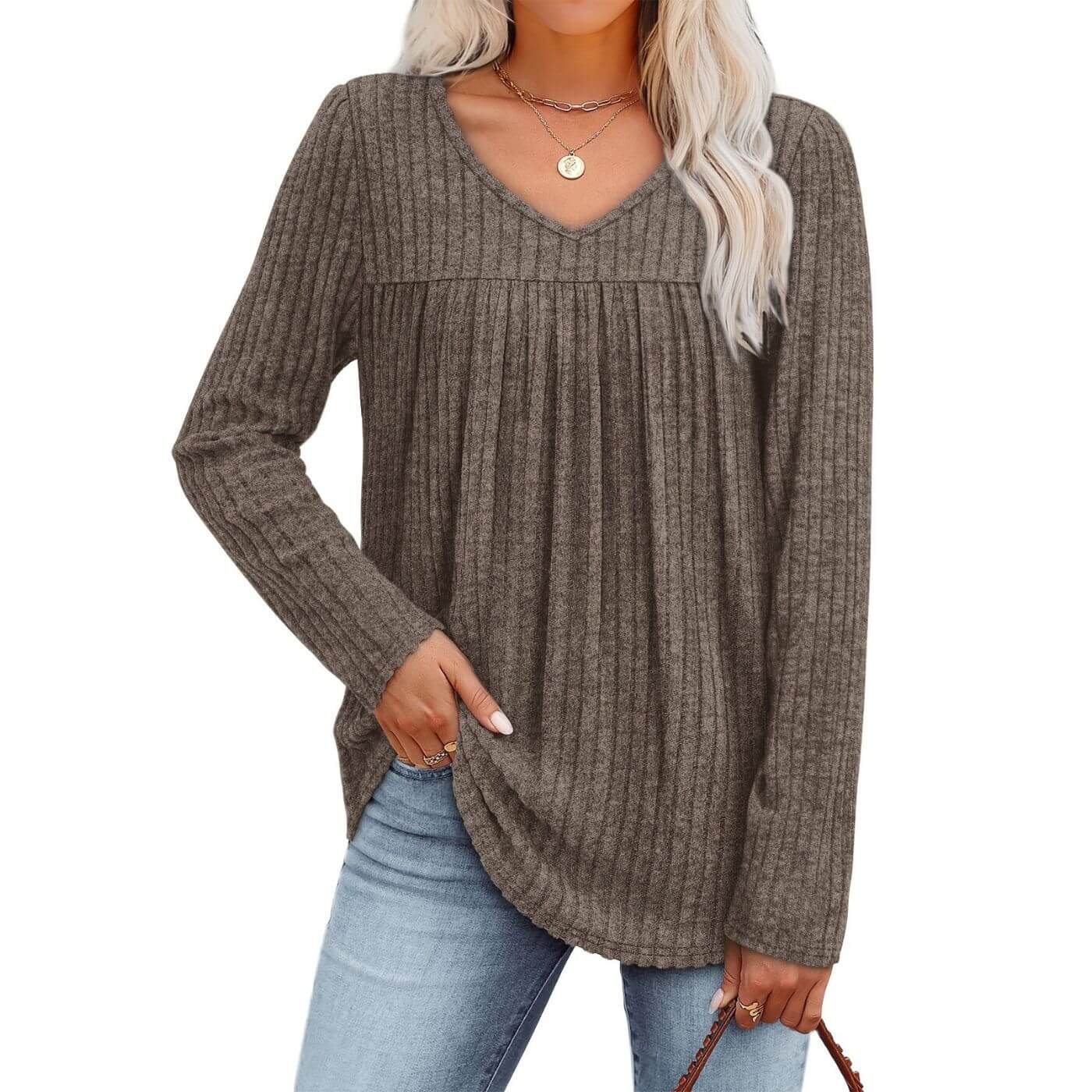 Karoline | Long-sleeved blouse