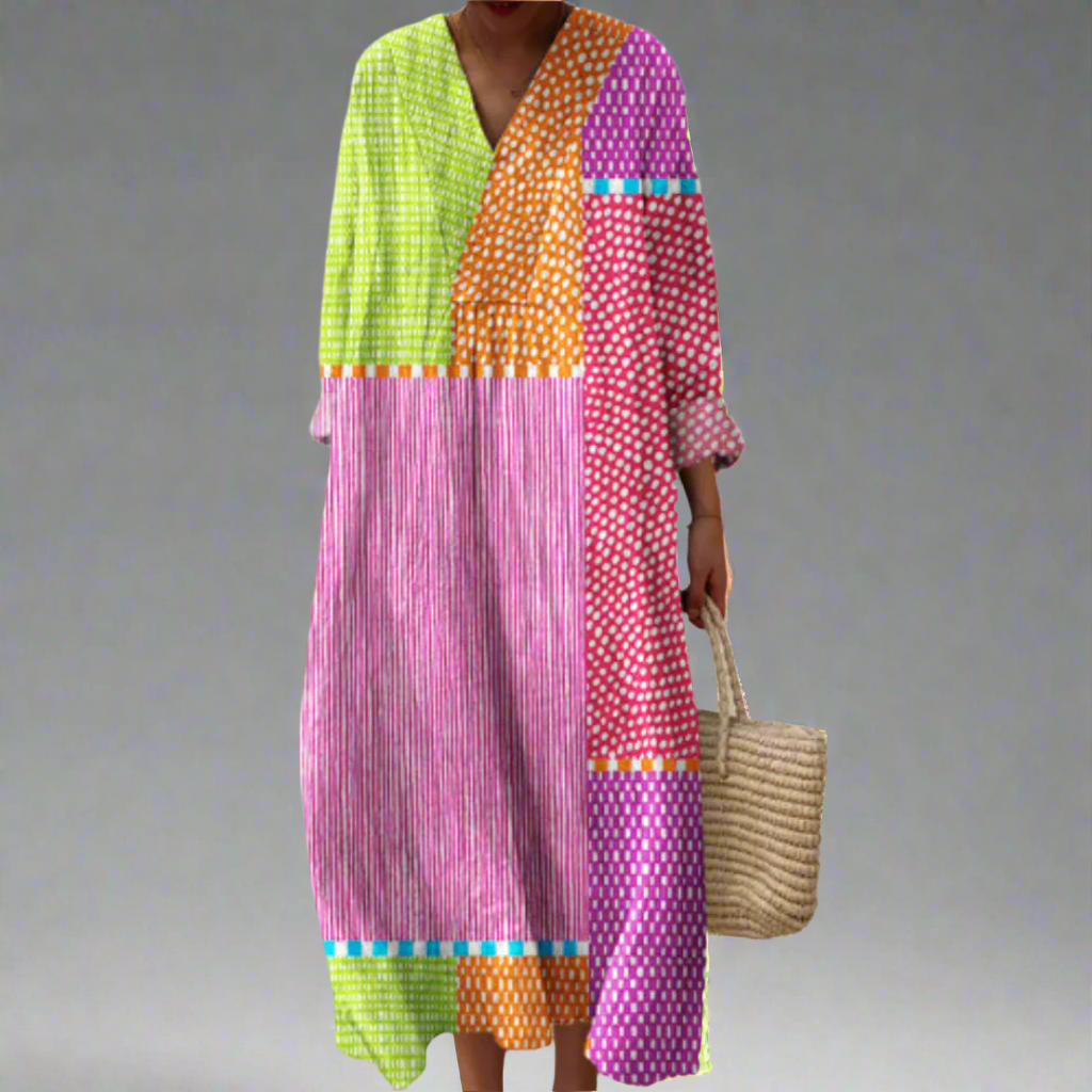 SIENNA™ | Elegant Geomatric Dress
