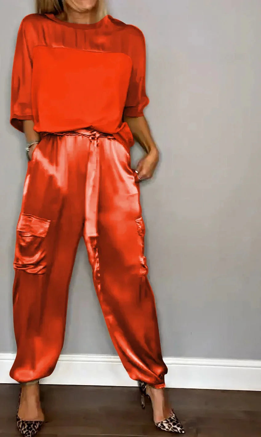 AVERIELLE™ | Luxe Flowing Two Piece Set