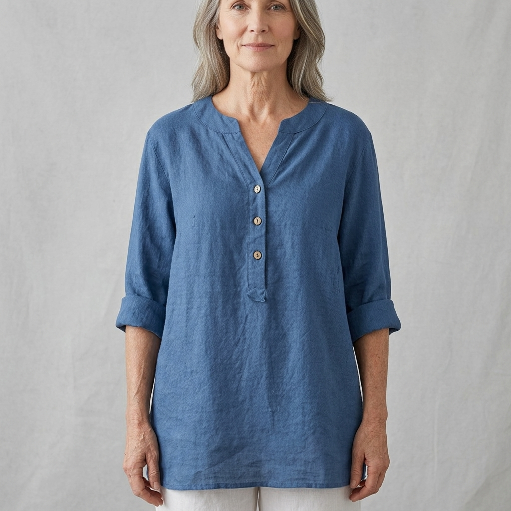 FREJA™ | Airy and Comfortable Button-Up Shirt