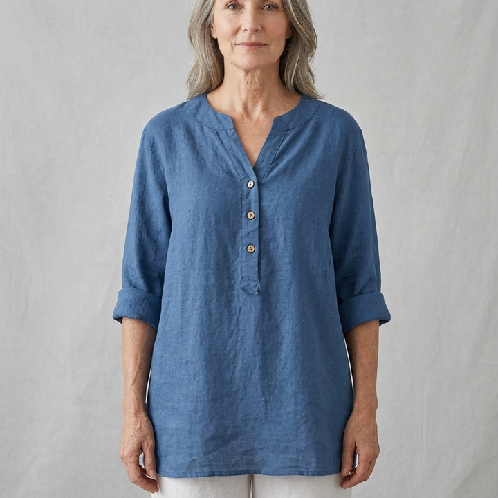 FREJA™ | Airy and Comfortable Button-Up Shirt