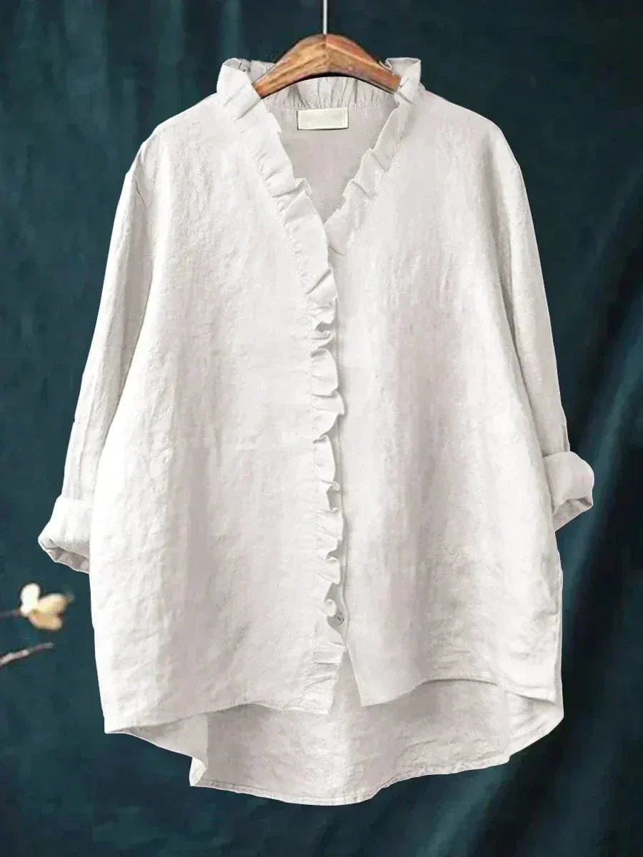 ELINE | Elegante Blusa de Verano de Linne