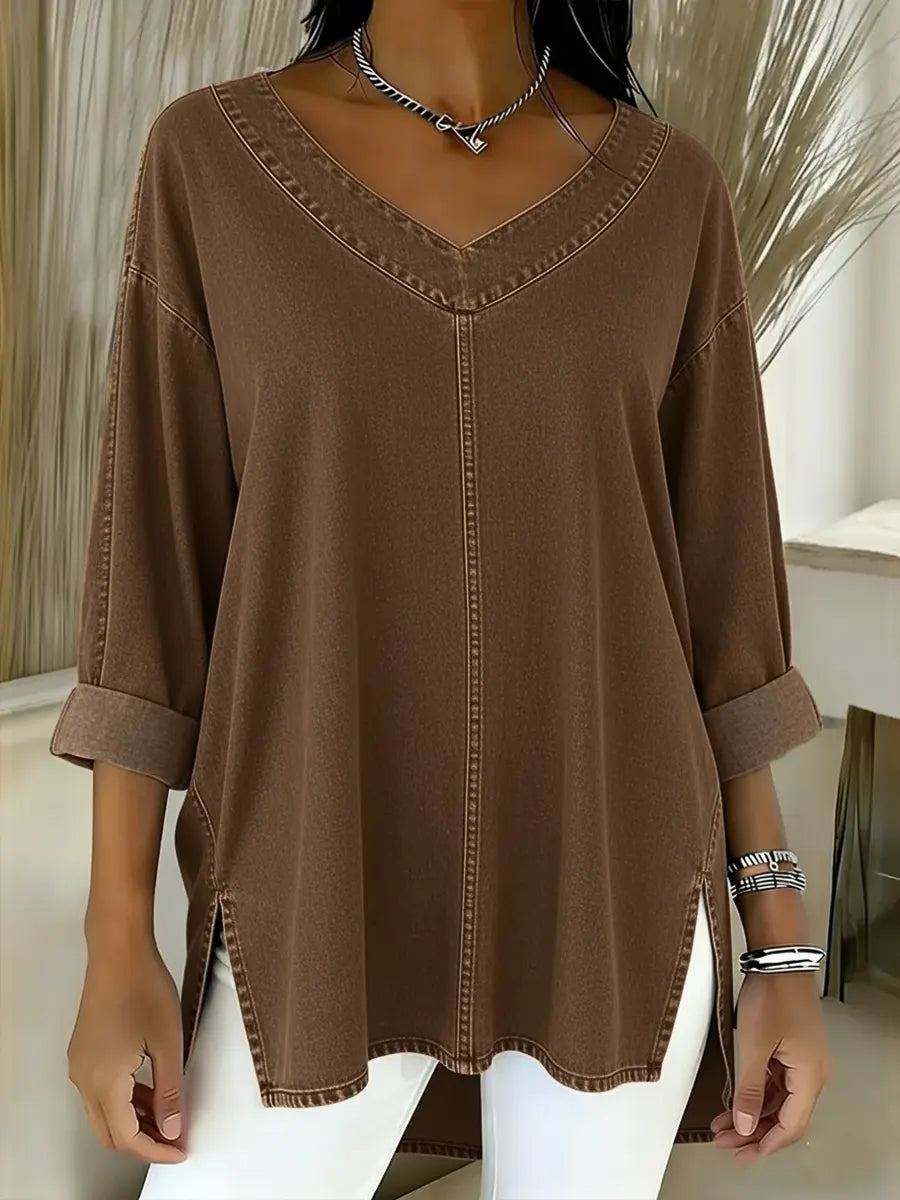JESSICA™ | Relaxed V-Neck Top