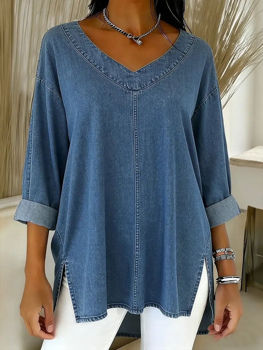 JESSICA™ | Relaxed V-Neck Top